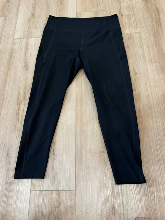 girlfriend collective Black Recycled High-Rise Leggings - XXL - Picture 1 of 6